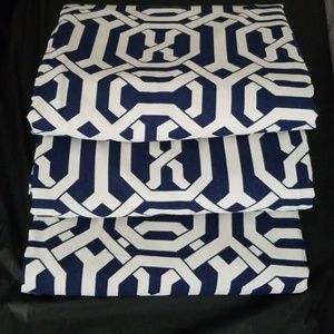 3 Barely used Pottery barn Terri Trellis curtain